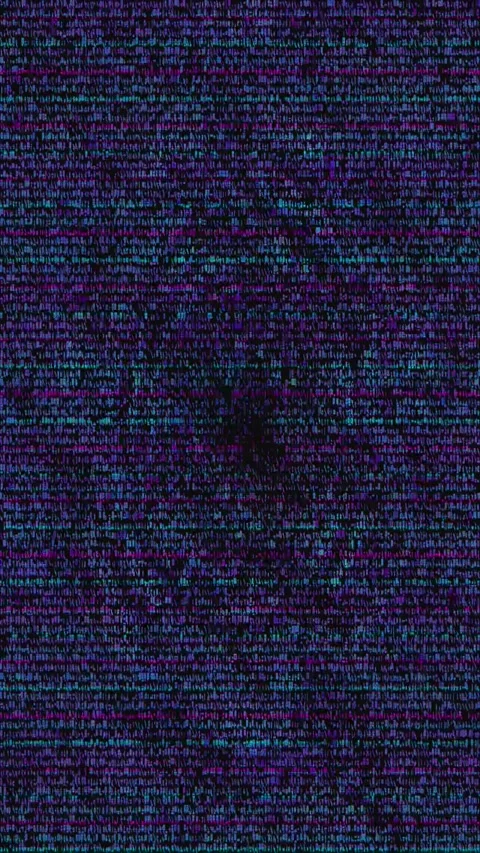 Retro Screen Noise Effect Vertical Stock Footage 331083339