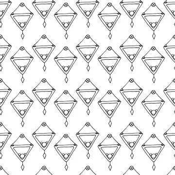 Retro seamless pattern background. Stock Illustration