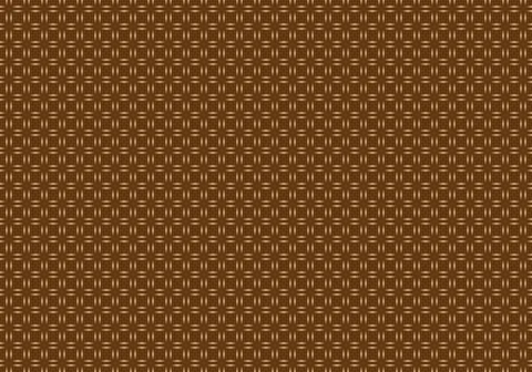 Retro seamless pattern with brown geometric stars and rounded squares on wh.. Stockillustratie