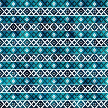 Retro seamless pattern with grunge effect 스톡 일러스트