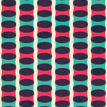 Retro seamless pattern Stock Illustration