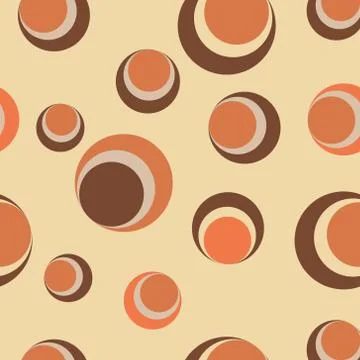 Retro seamless pattern Illustrazione stock