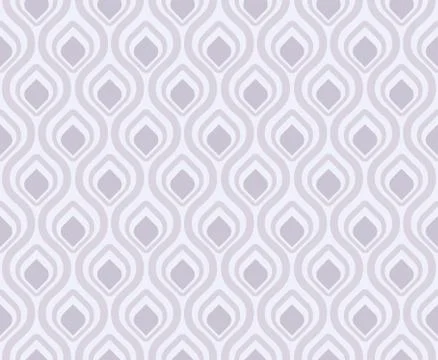 Retro seamless pattern peacock tail Stock Illustration