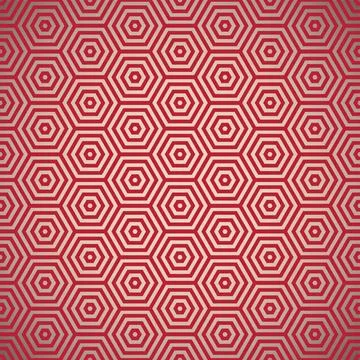 Retro seventies red pattern Retro inspired red seamless background pattern... Stock Photos
