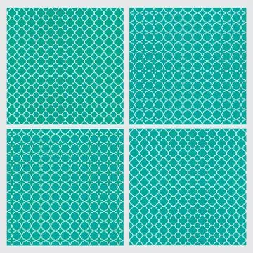 Retro simply geometric seamless pattern vector. Illustrazione stock