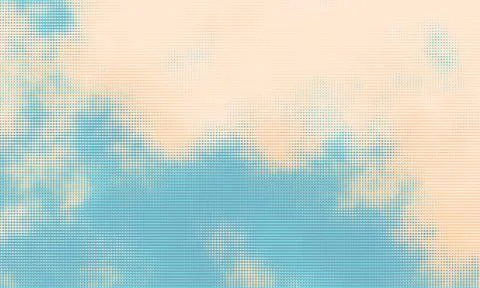 Retro sky pattern. Abstract halftone grunge texture background image. Line art Illustration
