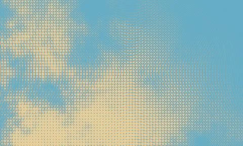 Retro sky pattern. Abstract halftone grunge texture background image. Halftone Stockillustratie