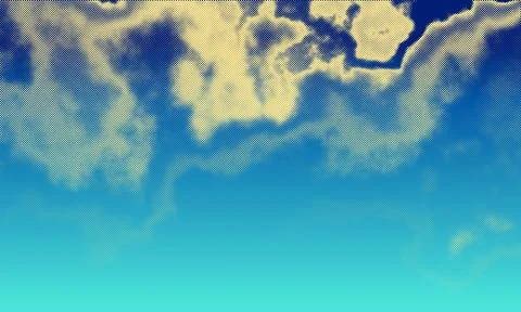 Retro sky pattern. Abstract halftone grunge texture background image. Halftone Illustration