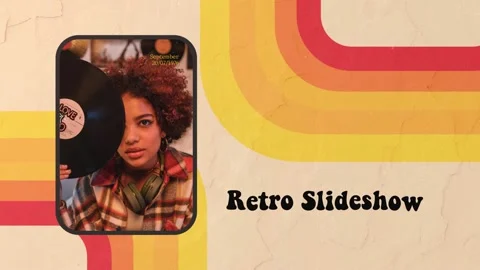 Retro Slideshow for After Effects Stock After Effects