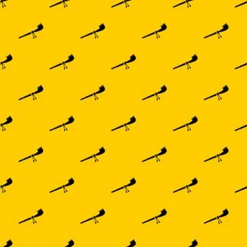 Retro smoking pipe pattern vector Stock Illustration