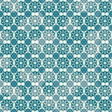 Retro snow seamless pattern Stock Illustration