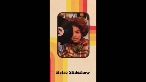 Retro Social Media Slideshow for After Effects Stock After Effects