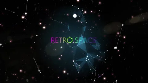 Retro Space Title Stock After Effects