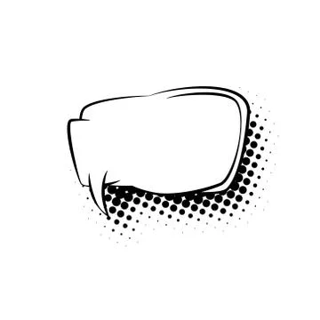 Retro Speech Bubble 스톡 일러스트