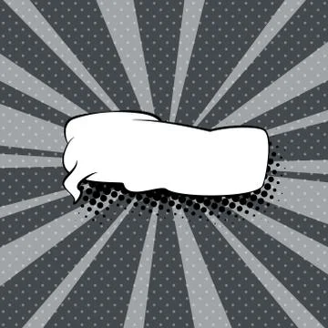 Retro Speech Bubble for a Quote Illustrazione stock