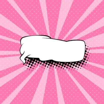 Retro Speech Bubble for a Quote 스톡 일러스트