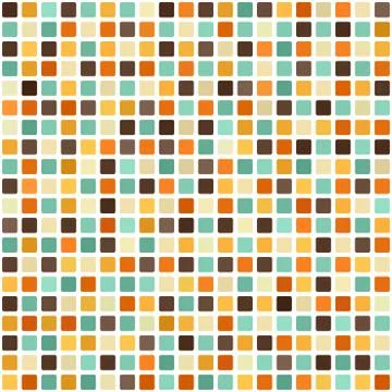 Retro square pattern. Seamless vector Stock Illustration