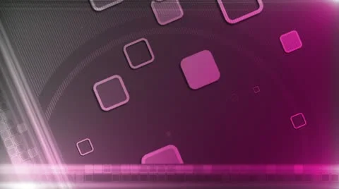 Retro Squares Pink Stock Footage 12656829