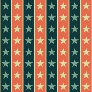 Retro star pattern Stock Illustration