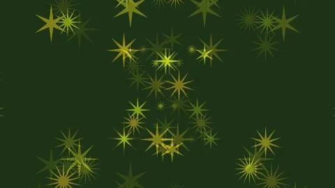 Retro star shapes continuously shoot towards screen Stock Footage 296615624