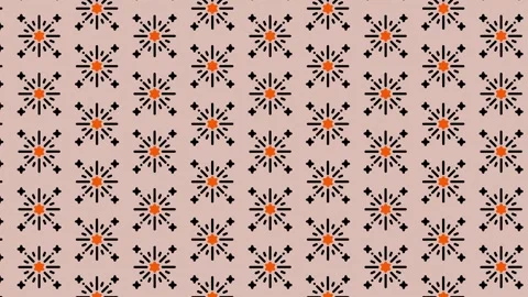 Retro Starburst Pattern Background. Video stock 325389640