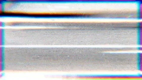 Retro Static Chaos Digital Glitch Motion Loop Stock Footage 306636982
