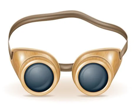 Retro steampunk style glasses vector illustration Stock Illustration