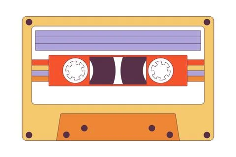 Audio tape reel stock vector. Illustration of magnetic - 60040921