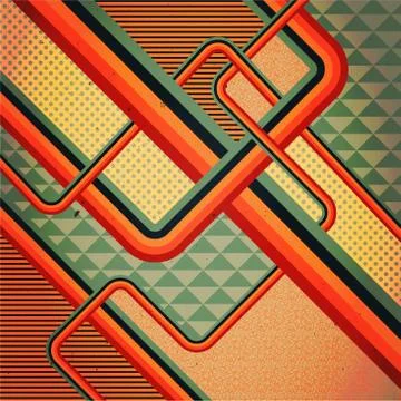 Retro stile abstract  background. Stock Illustration