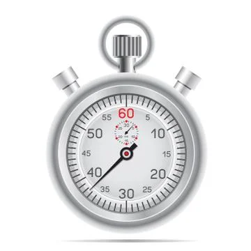Retro stopwatch Stock Illustration