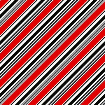 Retro stripe pattern with navy red,white, black and orange parallel stripe Stock Illustration