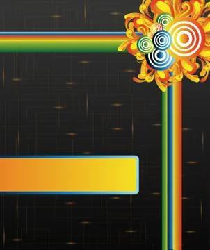 Retro striped Stock Illustration