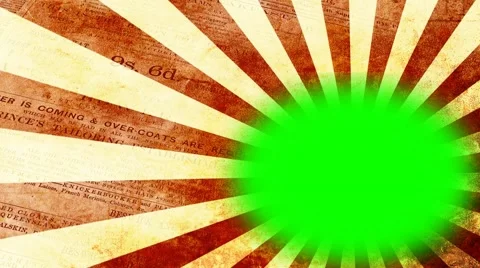 Retro stripes animation - green screen - video background Stock Footage 41541949