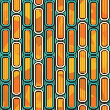 Retro stripes. Seamless pattern. Stock Illustration