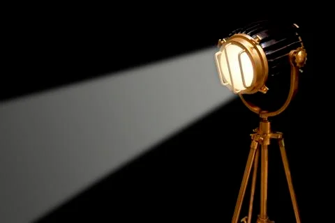 Retro studio light Stock Photos