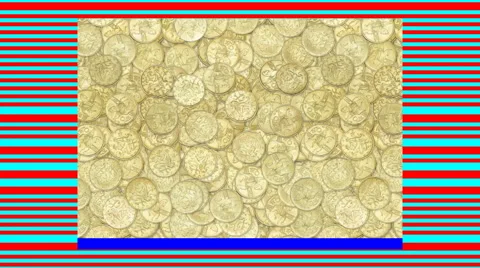 Retro style 8bit computer loader simulation Stock Footage 49430763