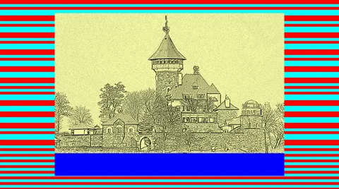 Retro style 8bit computer loader simulation 4K Stock Footage 51235383