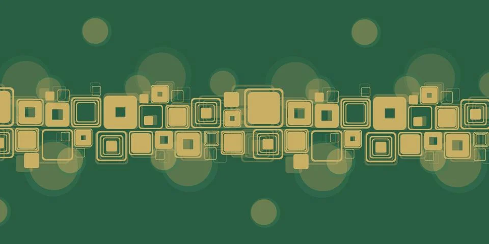 Retro Style Abstract Background Vector - Bubbles and Geometric Shapes - Gra.. 스톡 일러스트