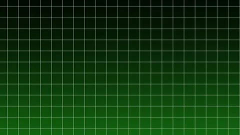 Retro-style animation of a white grid moving forward over a green gradient 動画素材 317878091