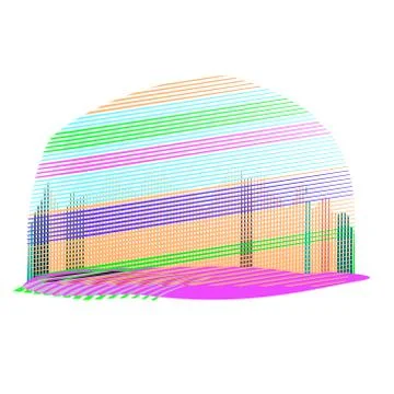 Retro style colored vintage background. Stock Illustration