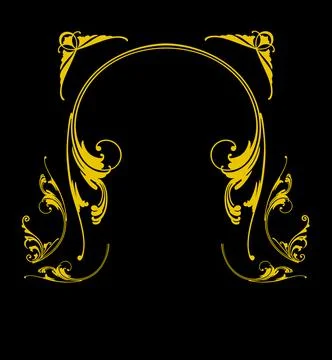 Retro style design elements. Calligraphic elements. Decorations in design Stock Photos