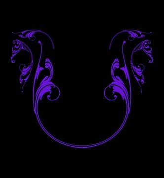 Retro style design elements. Calligraphic elements. Decorations in design Foto stock