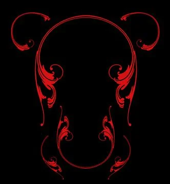 Retro style design elements. Calligraphic elements. Decorations in design Foto stock