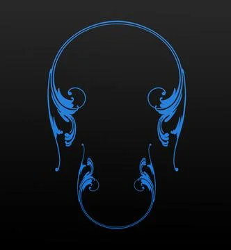 Retro style design elements. Calligraphic elements. Decorations in design Foto stock