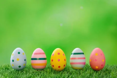 Retro style Happy Easter Card. Foto stock