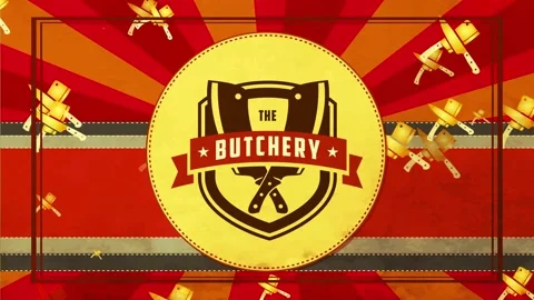 Retro style killing store package covering with cardboard texture sunshine and Stock Footage 130453620