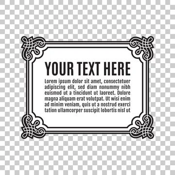 Retro style label isolated. Vector Print illustration Stock Illustration