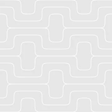 Retro style linear seamless pattern in light grey Stock Illustration