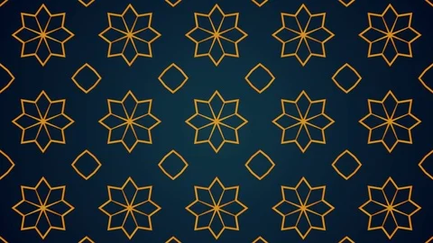 Retro style Mandala design Loop animation background. Stock-Footage 91819374