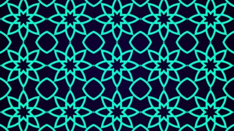 Retro style Mandala design Loop animation background. Stock-Footage 91854896